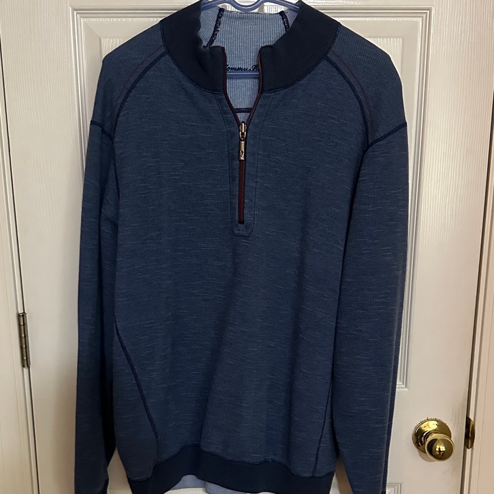Tommy Bahama Half Zip Reversible Sweater
